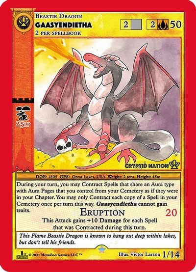 Gaasyendietha [Cryptid Nation: First Edition Gaasyendietha Deck]