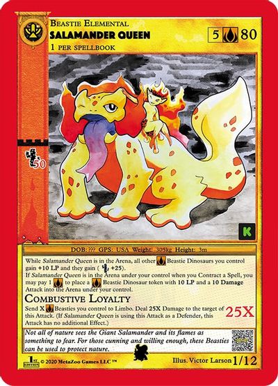 Salamander Queen (Kickstarter Edition) [Salamander Queen Starter Deck]