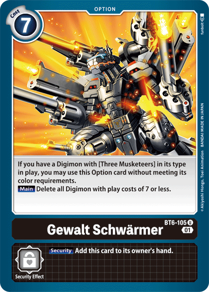 Gewalt Schwarmer [BT6-105] [Double Diamond]