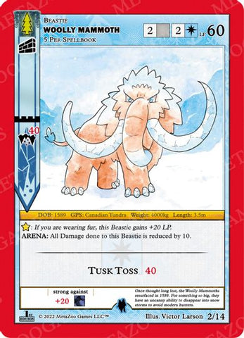 Woolly Mammoth [Cryptid Nation: Wilderness First Edition Theme Deck]