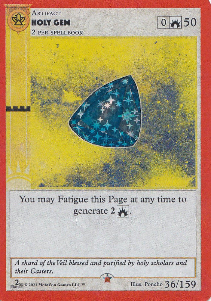 Holy Gem [Cryptid Nation: Second Edition]