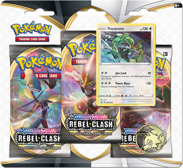 Sword & Shield: Rebel Clash - 3-Pack Blister (Rayquaza)