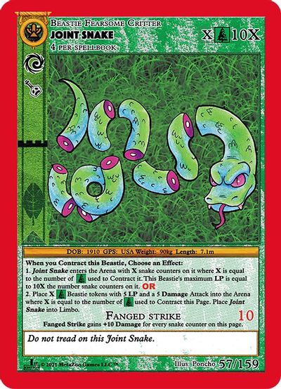 Joint Snake [Cryptid Nation: First Edition]