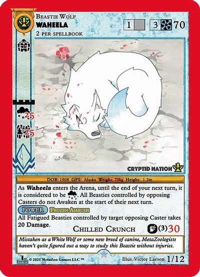 Waheela [Cryptid Nation: First Edition Waheela Deck]