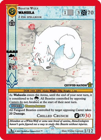 Waheela [Cryptid Nation: First Edition Waheela Deck]