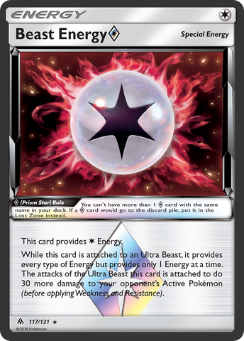 Beast Energy (117/131) (Prism Star) [Sun & Moon: Forbidden Light]