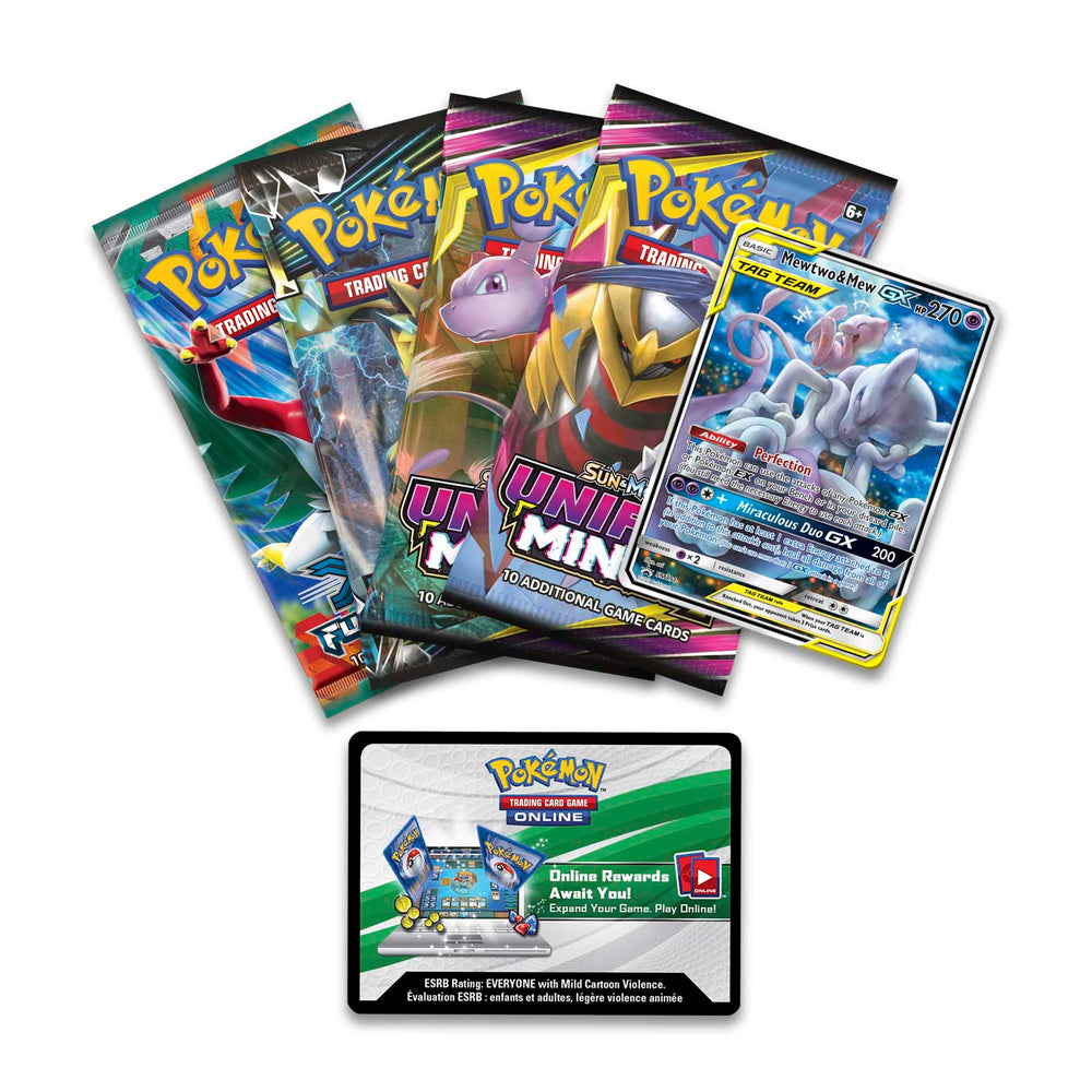 Sun & Moon: Unified Minds - Power Partnership Tin (Mewtwo & Mew GX)