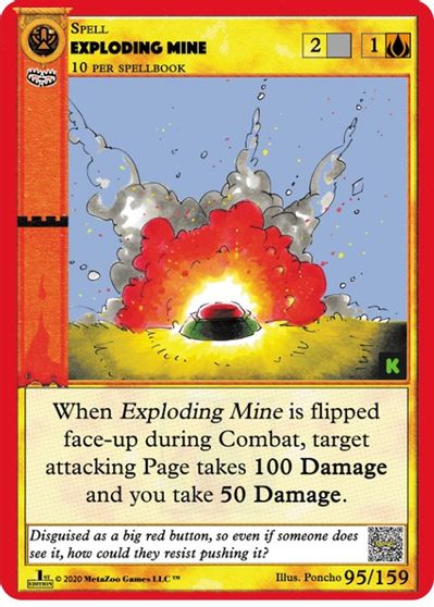 Exploding Mine [Cryptid Nation: Kickstarter Edition]