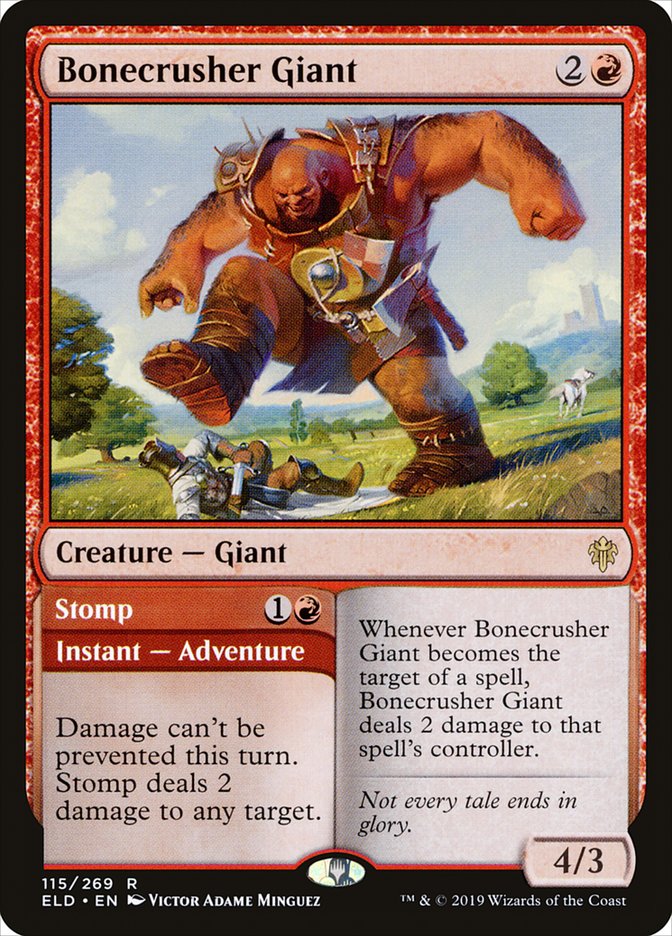 Bonecrusher Giant // Stomp [Throne of Eldraine]