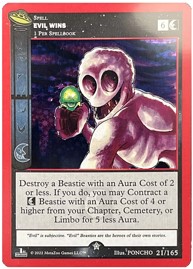 Evil Wins [Cryptid Nation: UFO First Edition]