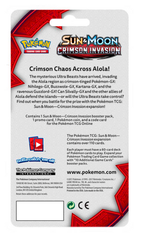 Sun & Moon: Crimson Invasion - Single Pack Blister (Golisopod)