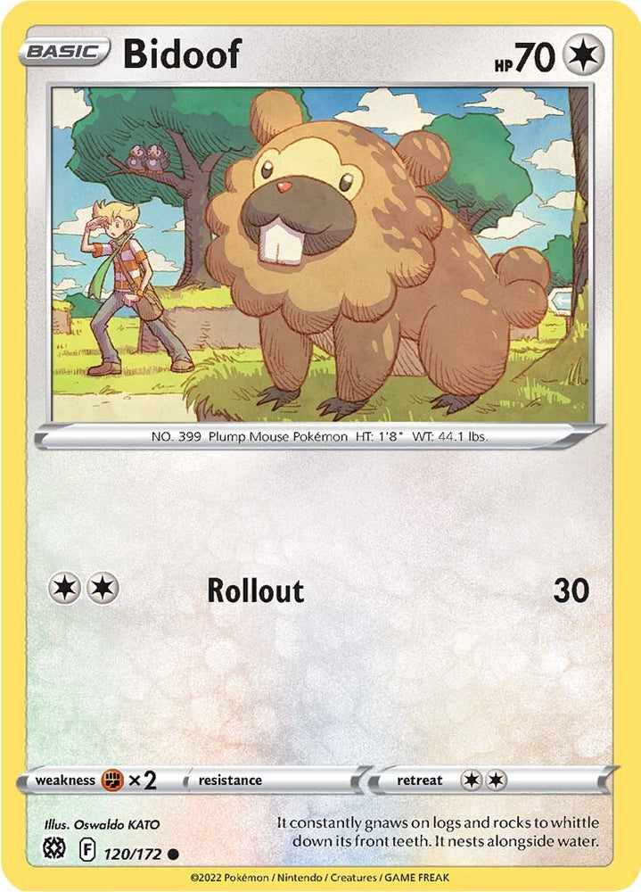 Bidoof (120/172) [Sword & Shield: Brilliant Stars]