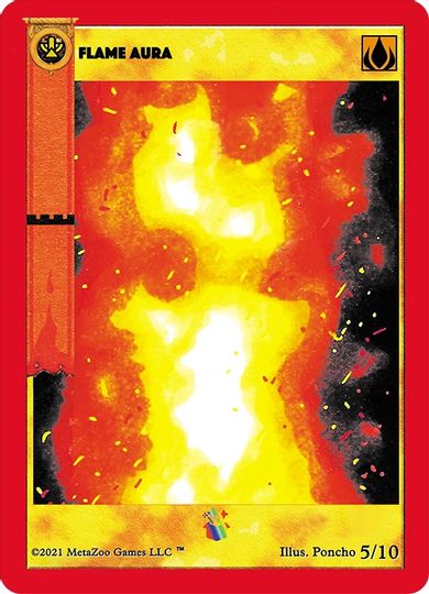 Flame Aura (Box Topper) [Cryptid Nation: First Edition]