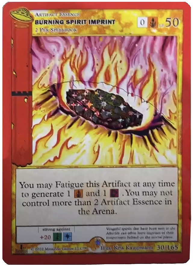 Burning Spirit Imprint [Cryptid Nation: UFO First Edition]