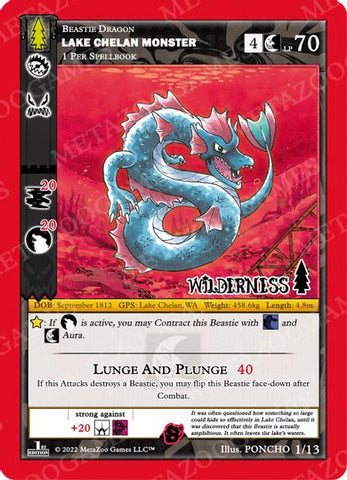Lake Chelan Monster [Cryptid Nation: Wilderness First Edition Release Event Deck]