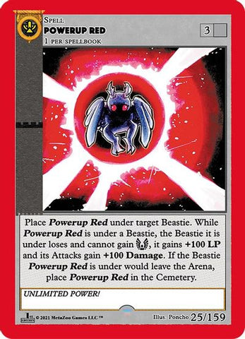 Powerup Red [Cryptid Nation: First Edition]