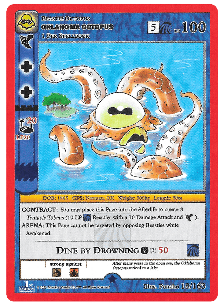 Oklahoma Octopus [Cryptid Nation: Nightfall First Edition]