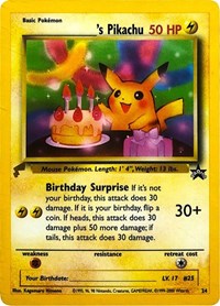 Pikachu (24) (Birthday) [Pikachu World Collection Promos]