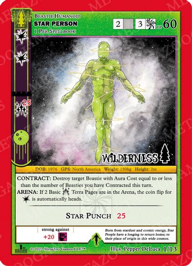 Star Person [Cryptid Nation: Wilderness First Edition Release Event Deck]