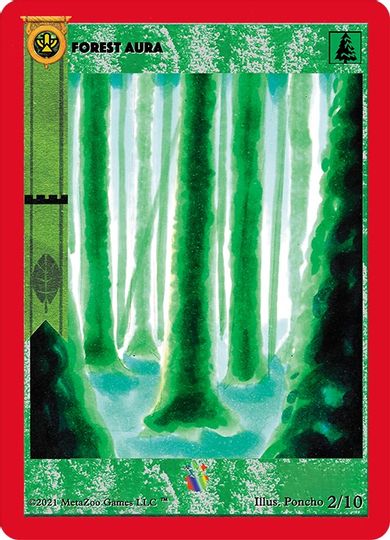 Forest Aura (Box Topper) [Cryptid Nation: First Edition]