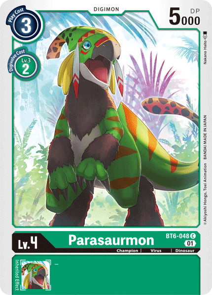 Parasaurmon [BT6-048] [Double Diamond]