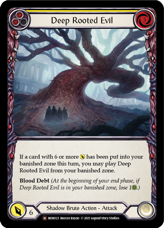 Deep Rooted Evil [U-MON123-RF] (Monarch Unlimited)  Unlimited Rainbow Foil