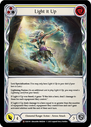 Light it Up [U-ELE036] (Tales of Aria Unlimited)  Unlimited Rainbow Foil