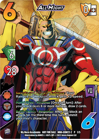 All Might (Gencon 2022) [Crimson Rampage Promos]