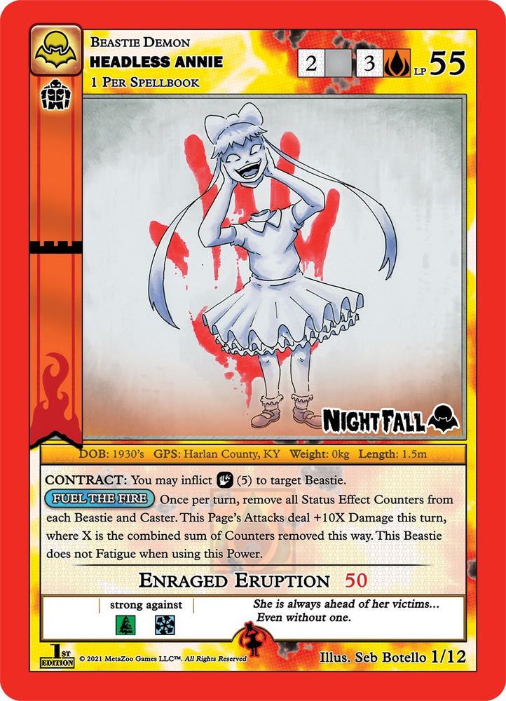 Headless Annie (Headless Annie) [Cryptid Nation: Nightfall First Edition Release Event Deck]