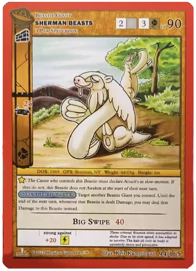 Sherman Beasts [Cryptid Nation: UFO First Edition]