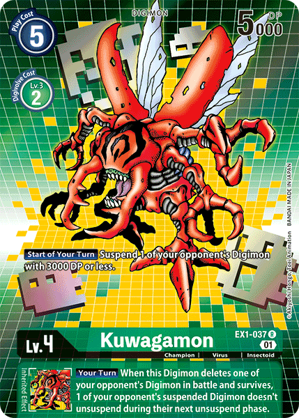 Kuwagamon [EX1-037] (Alternate Art) [Classic Collection]