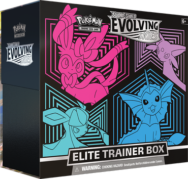 Sword & Shield: Evolving Skies - Elite Trainer Box (Glaceon/Vaporeon/Sylveon/Espeon)