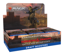 Commander Legends: Battle for Baldur's Gate - Draft Booster Display